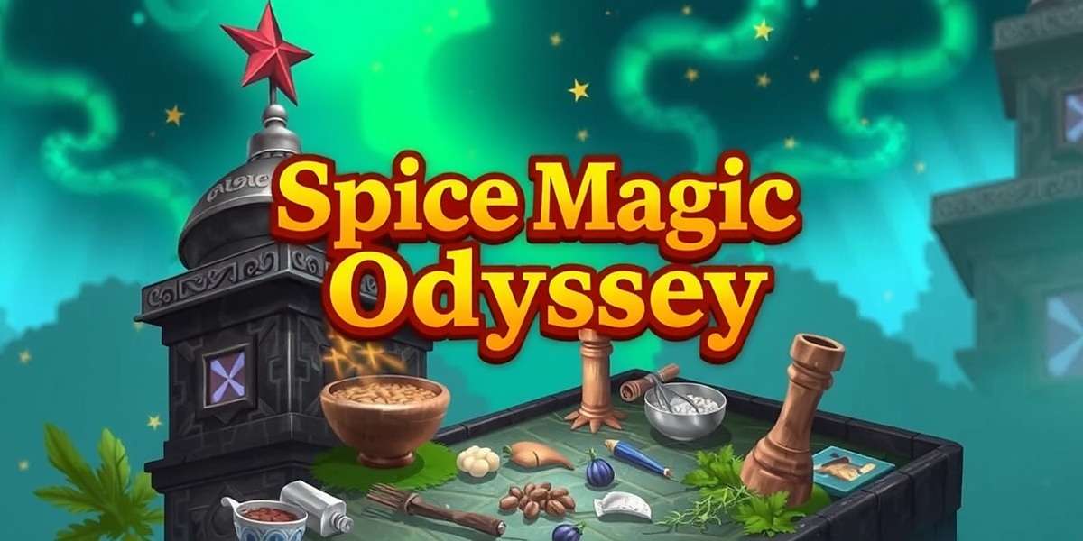 Spice Magic Odyssey game cover featuring magical Indian spices and adventure elements
